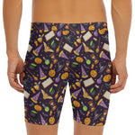 Magic Wizard Pattern Print Men's Long Boxer Briefs