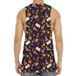 Magic Wizard Pattern Print Men's Muscle Tank Top