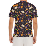 Magic Wizard Pattern Print Men's Short Sleeve Rash Guard