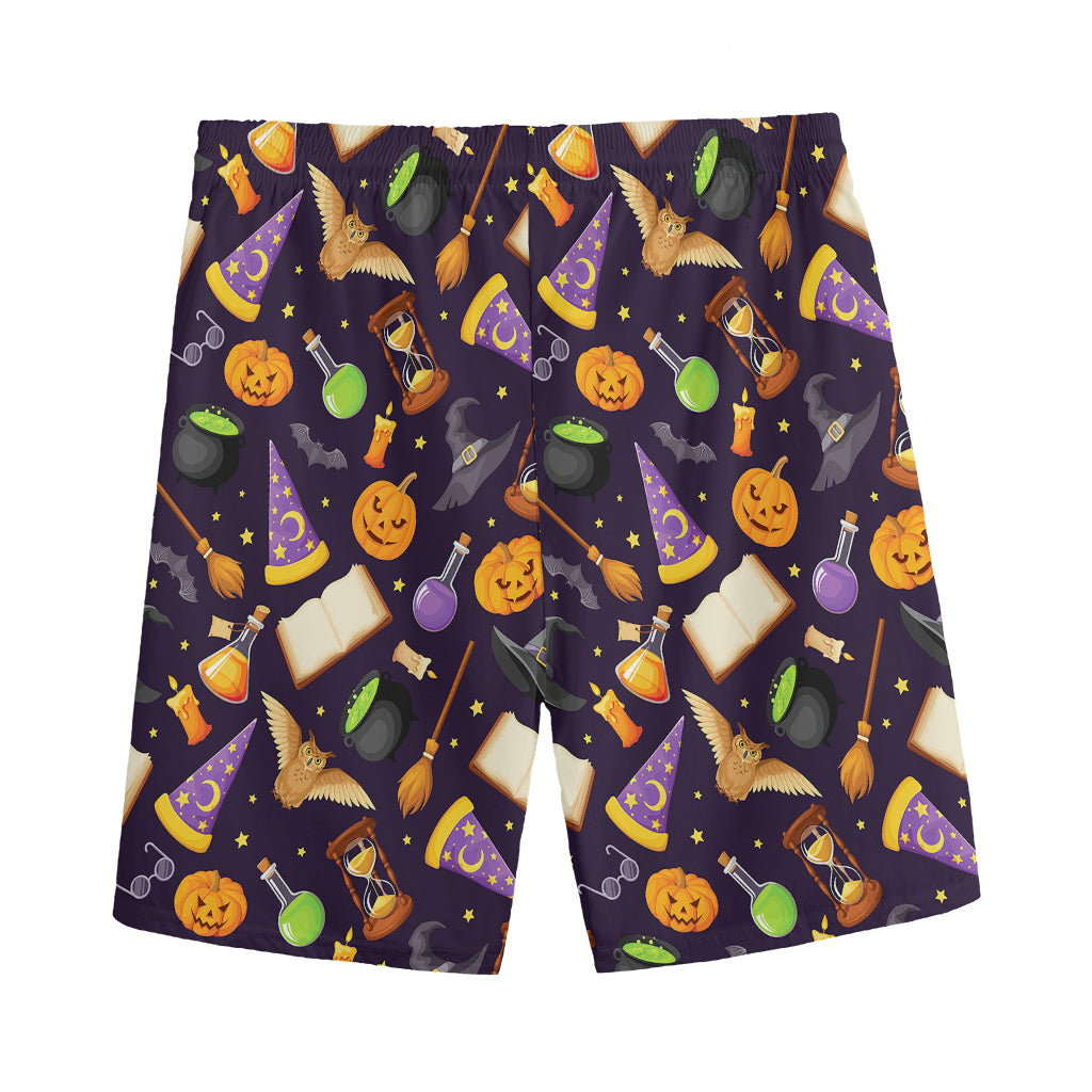 Magic Wizard Pattern Print Men's Sports Shorts
