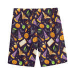 Magic Wizard Pattern Print Men's Sports Shorts