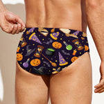 Magic Wizard Pattern Print Men's Swim Briefs