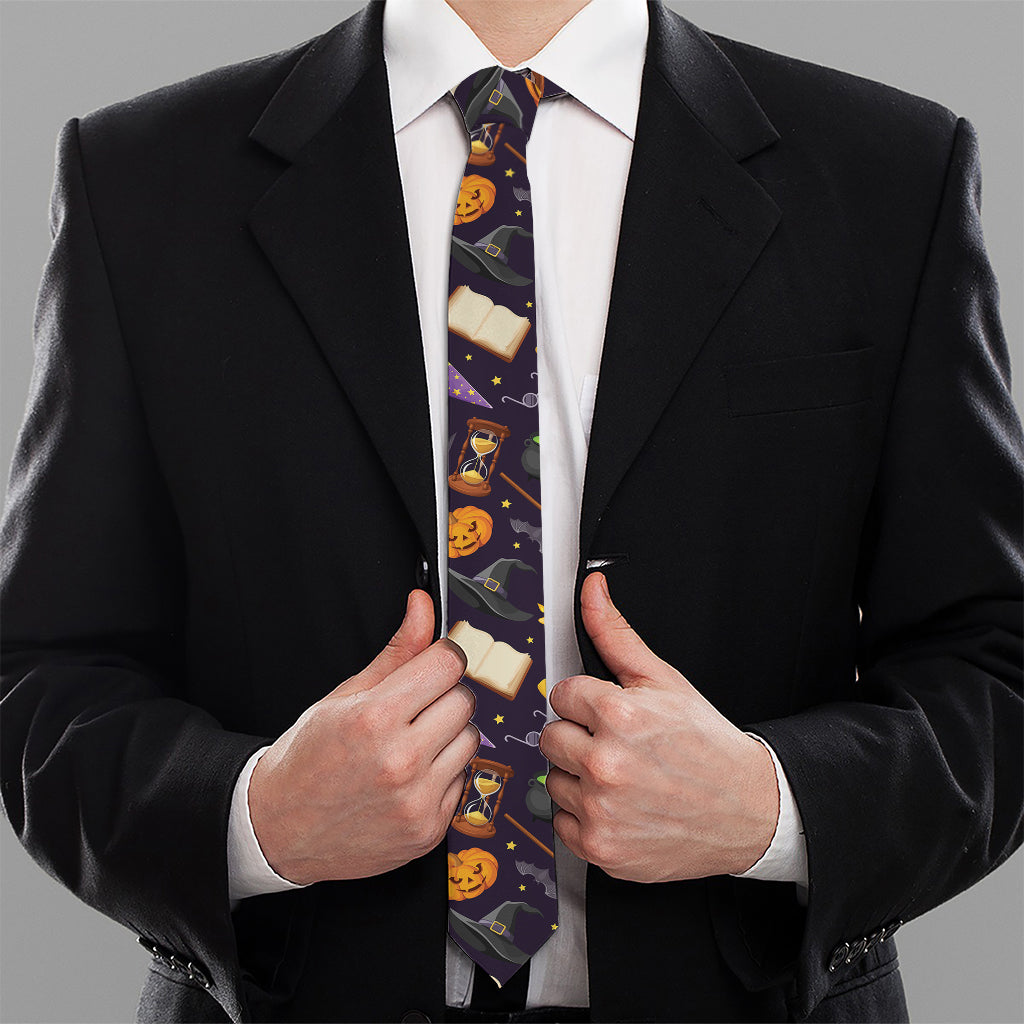 Magic Wizard Pattern Print Necktie