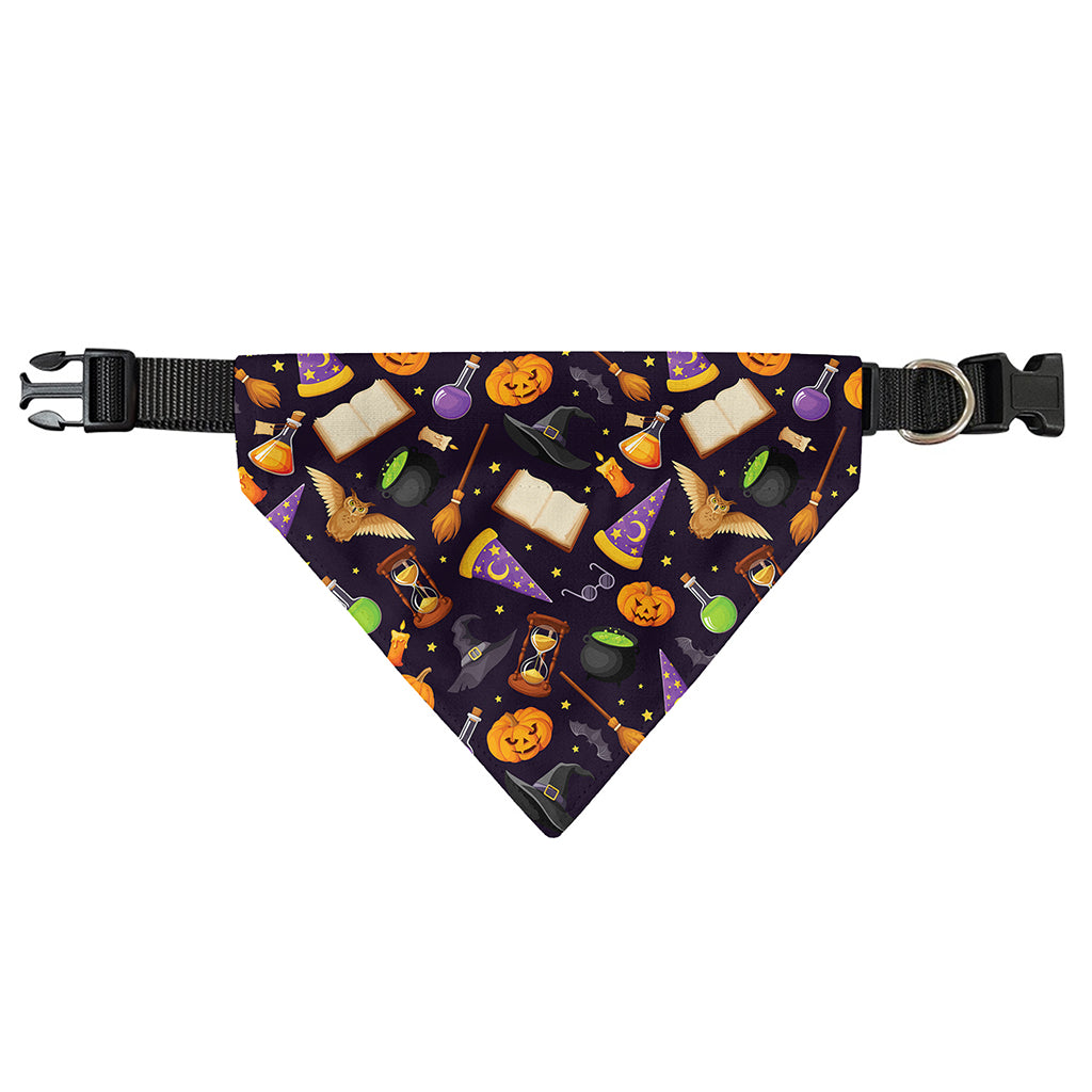 Magic Wizard Pattern Print Over The Collar Dog Bandana
