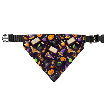 Magic Wizard Pattern Print Over The Collar Dog Bandana