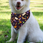 Magic Wizard Pattern Print Over The Collar Dog Bandana