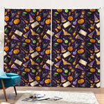 Magic Wizard Pattern Print Pencil Pleat Curtains