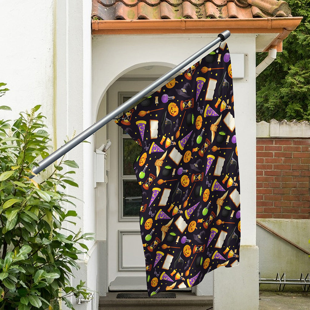 Magic Wizard Pattern Print Polyester Flag