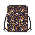 Magic Wizard Pattern Print Rectangular Crossbody Bag