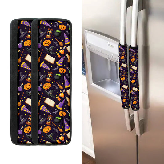 Magic Wizard Pattern Print Refrigerator Handle Covers
