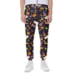 Magic Wizard Pattern Print Scuba Joggers