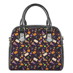 Magic Wizard Pattern Print Shoulder Handbag