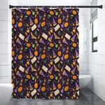 Magic Wizard Pattern Print Shower Curtain