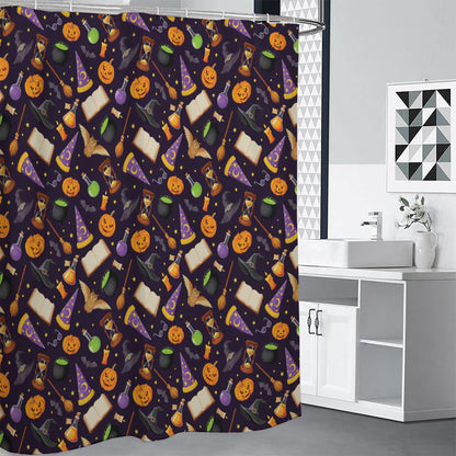 Magic Wizard Pattern Print Shower Curtain