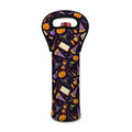 Magic Wizard Pattern Print Single Neoprene Wine Tote