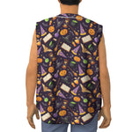 Magic Wizard Pattern Print Sleeveless Baseball Jersey