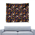 Magic Wizard Pattern Print Tapestry