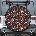 Magic Wizard Pattern Print Tire Cover