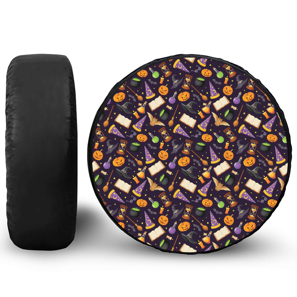 Magic Wizard Pattern Print Tire Cover