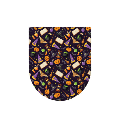 Magic Wizard Pattern Print Toilet Lid Cover
