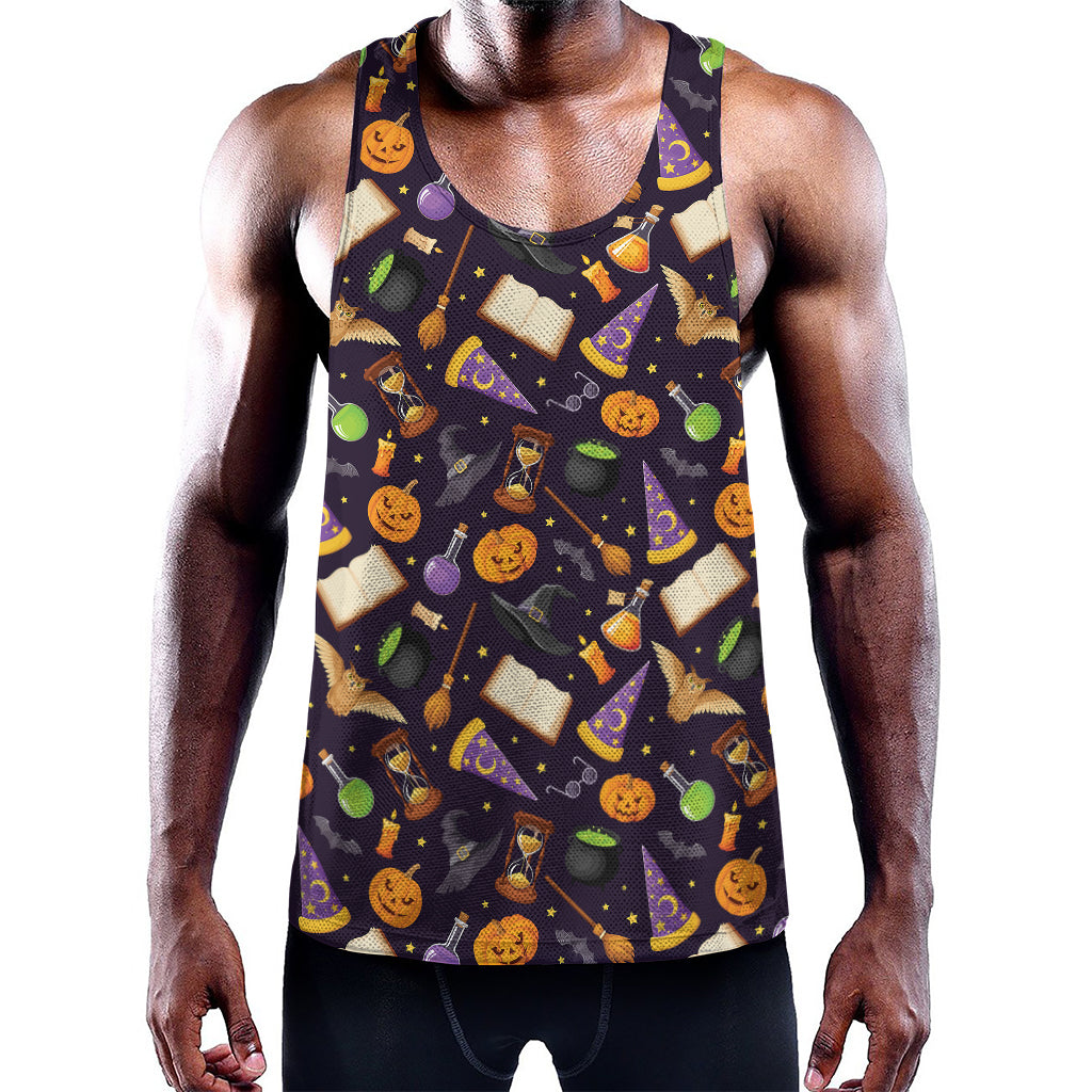 Magic Wizard Pattern Print Training Tank Top