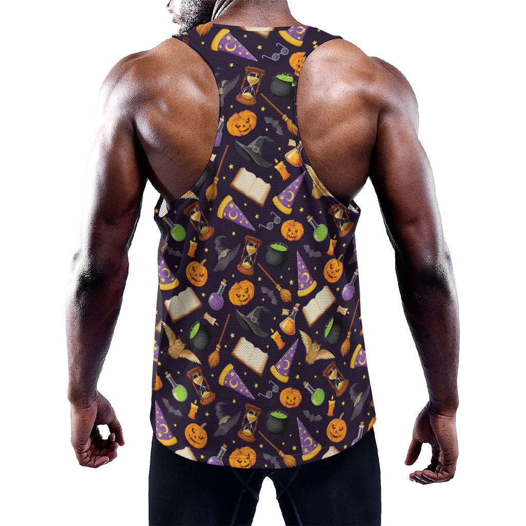 Magic Wizard Pattern Print Training Tank Top