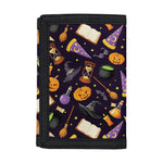 Magic Wizard Pattern Print Trifold Wallet