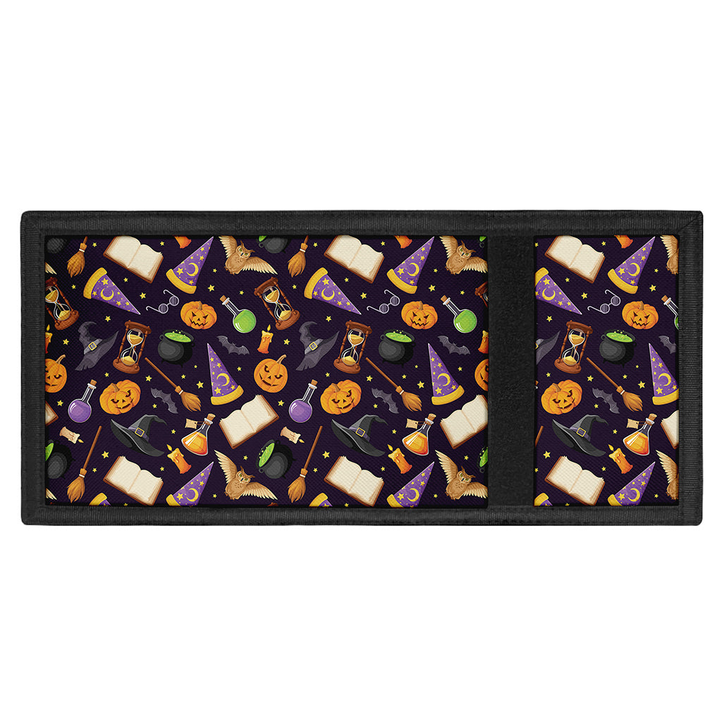 Magic Wizard Pattern Print Trifold Wallet