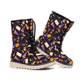 Magic Wizard Pattern Print Winter Boots
