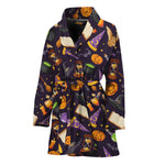Magic Wizard Pattern Print Women's Bathrobe