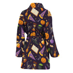 Magic Wizard Pattern Print Women's Bathrobe