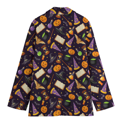 Magic Wizard Pattern Print Women's Blazer