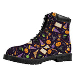 Magic Wizard Pattern Print Work Boots