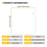 Yellow Plastic Building Blocks Print Mailbox Cover