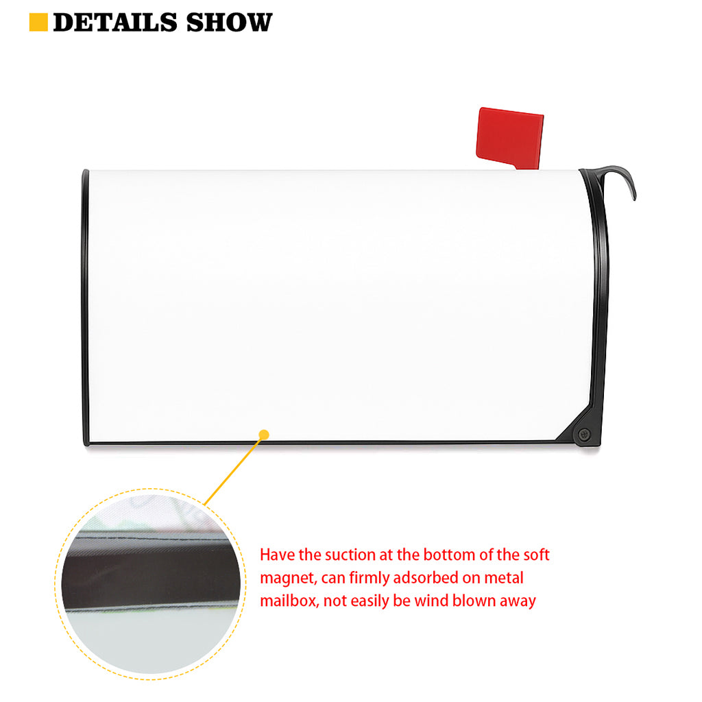 Steampunk Metallic Gears Print Mailbox Cover
