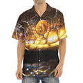 Malagasy Cat Eyed Snake Print Aloha Shirt