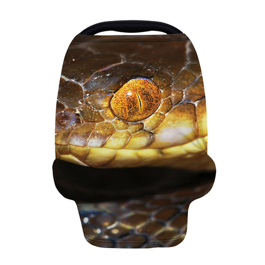 Malagasy Cat Eyed Snake Print Baby Seat Cover