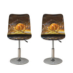 Malagasy Cat Eyed Snake Print Bar Stool Covers