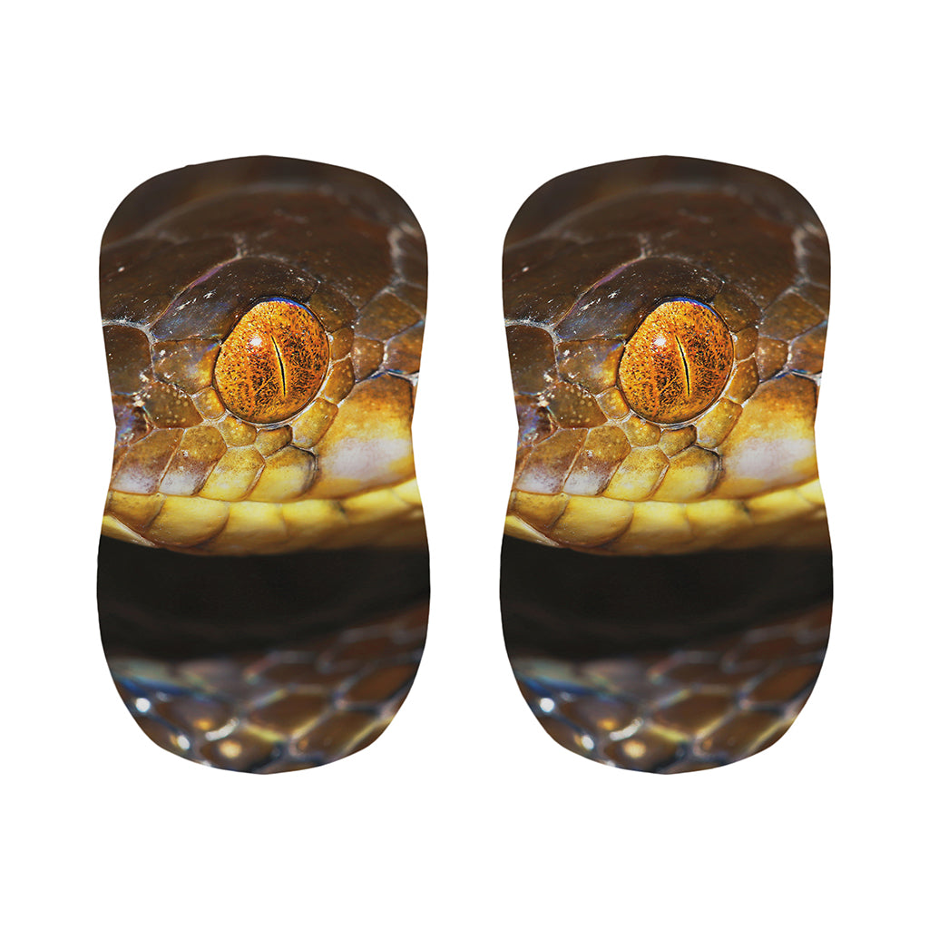 Malagasy Cat Eyed Snake Print Bar Stool Covers