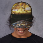 Malagasy Cat Eyed Snake Print Baseball Cap