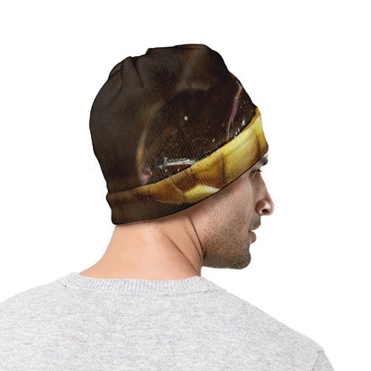 Malagasy Cat Eyed Snake Print Beanie