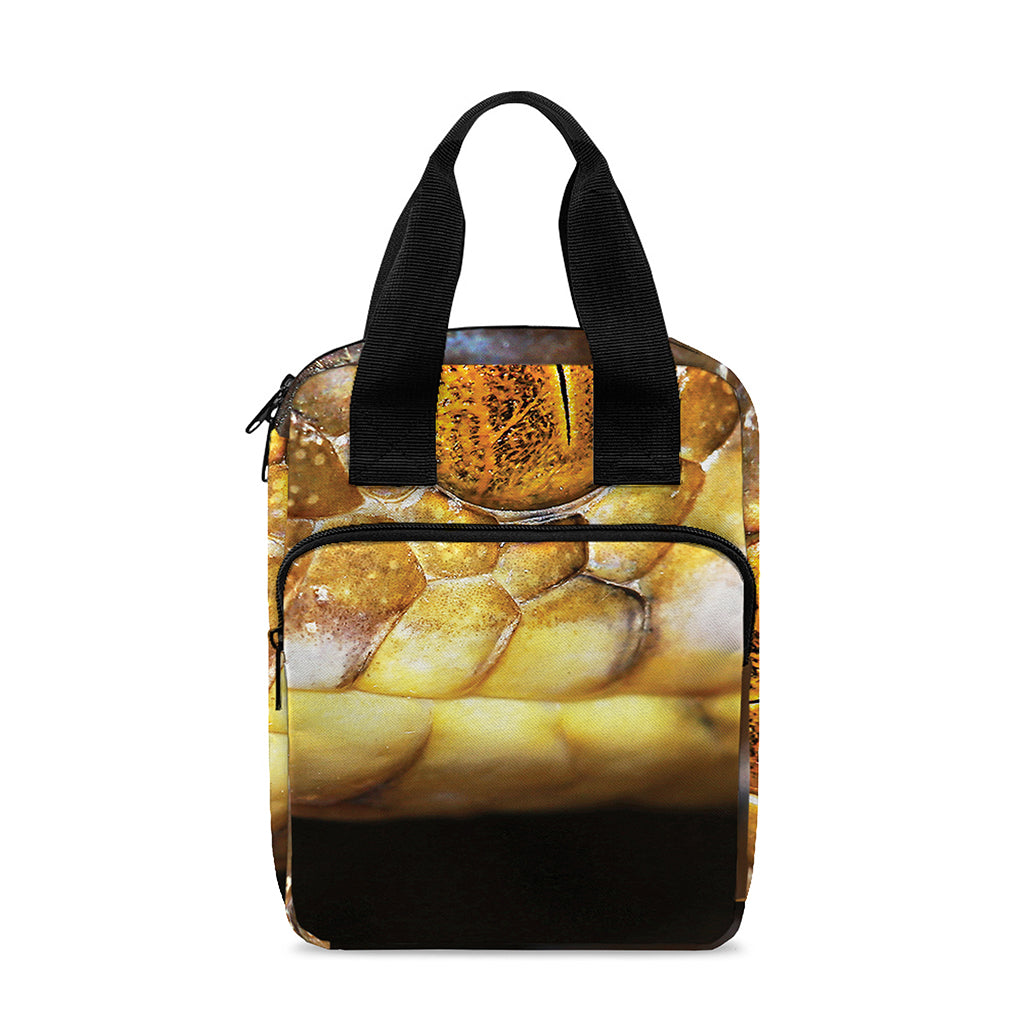 Malagasy Cat Eyed Snake Print Bible Tote Bag