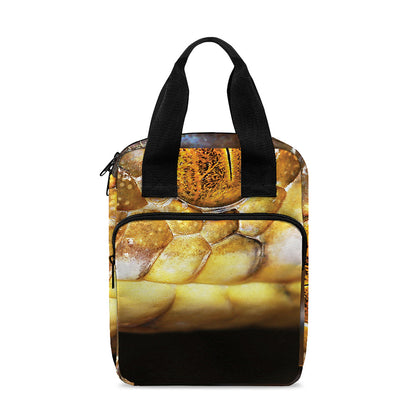 Malagasy Cat Eyed Snake Print Bible Tote Bag