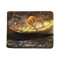 Malagasy Cat Eyed Snake Print Bifold Wallet
