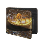 Malagasy Cat Eyed Snake Print Bifold Wallet