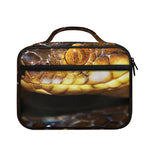 Malagasy Cat Eyed Snake Print Briefcase Bible Bag