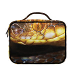 Malagasy Cat Eyed Snake Print Briefcase Bible Bag