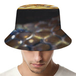 Malagasy Cat Eyed Snake Print Bucket Hat