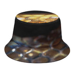 Malagasy Cat Eyed Snake Print Bucket Hat