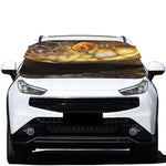 Malagasy Cat Eyed Snake Print Car Windshield Snow Cover